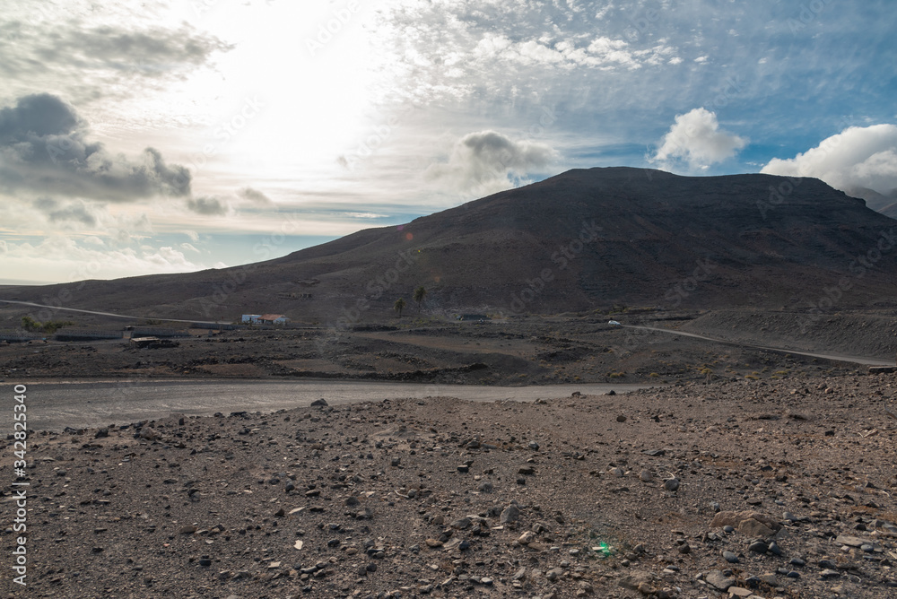 Morro Jable town on the island of Fuerteventura in the Canaries