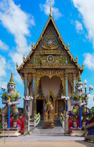Wat Plai Laem Temple on Koh Samui, Surat Thani Province in Thailand