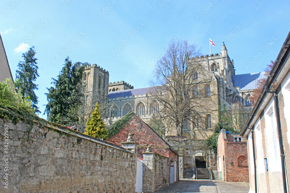 Ripon Cathedral and town, Yorkshire