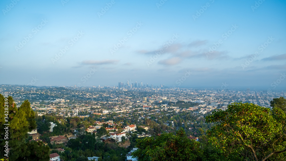 Blick auf die Skyline von Los Angeles