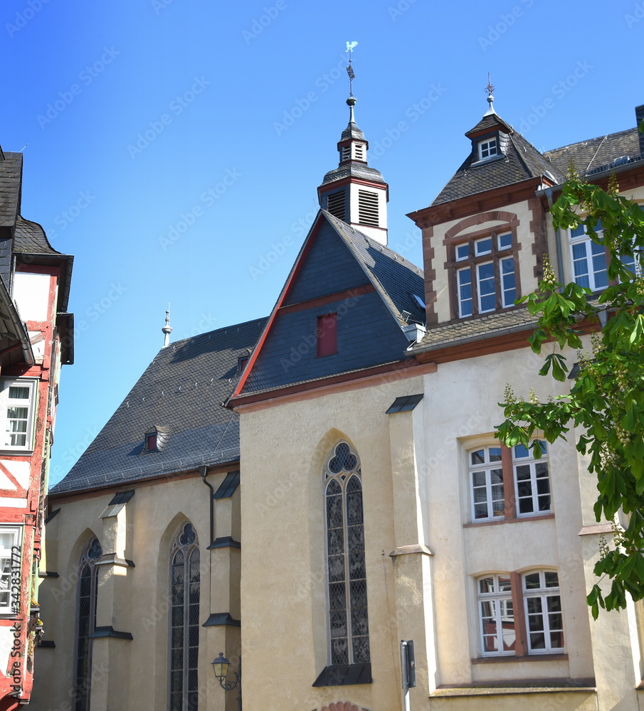 Franziskanerkirche am Schillerplatz von Wetzlar Franziskanerkirche am Schillerplatz von Wetzlar