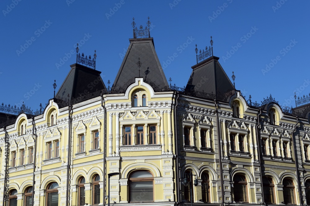 Historic apartment house of the Tretyakov brothers on Kuznetskiy Most Street in Moscow