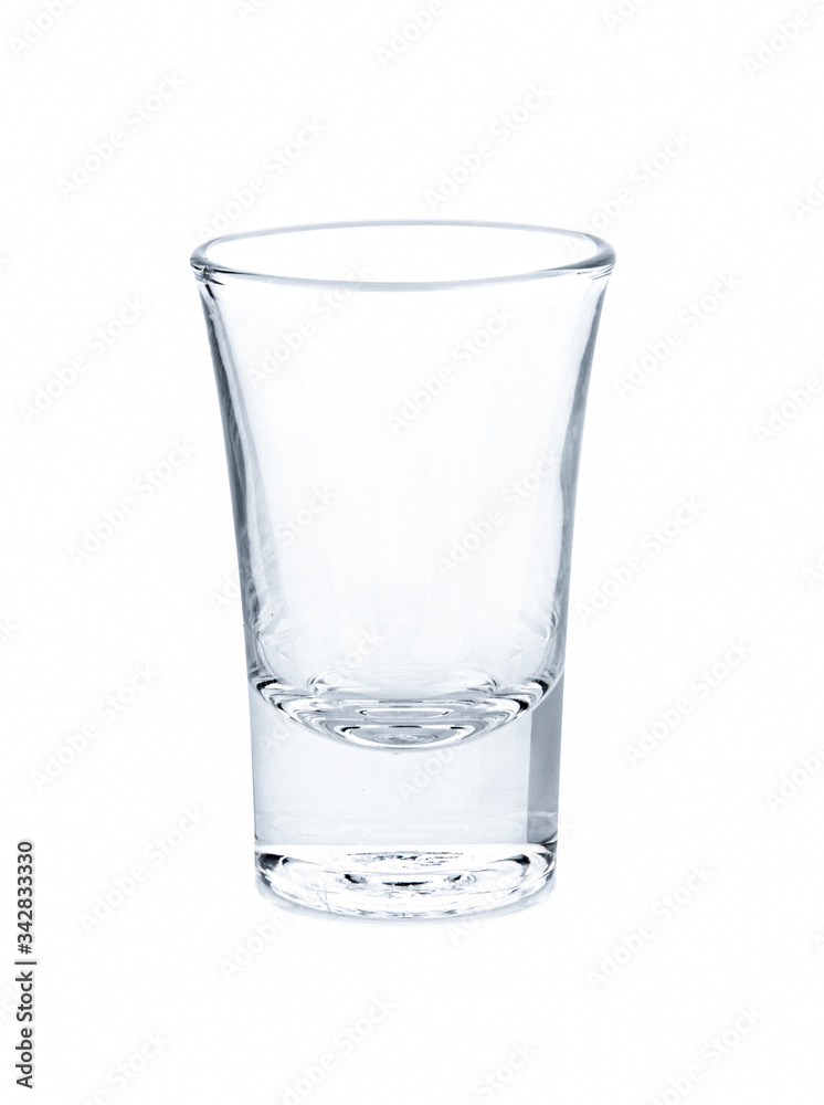 emty glass isolated on white background emty glass isolated on white background