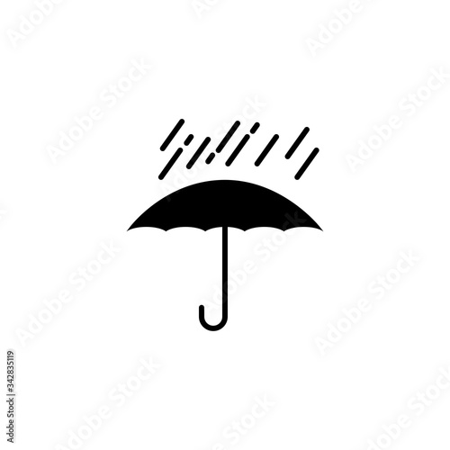 Rain symbol. Design template vector