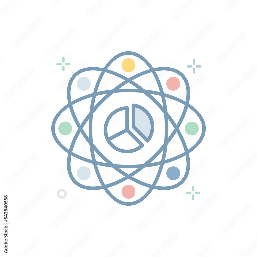 Data Science Vector Icon Data Science Vector Icon