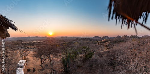 Sunrise in Matopos National Park (southern Zimbabwe) photo