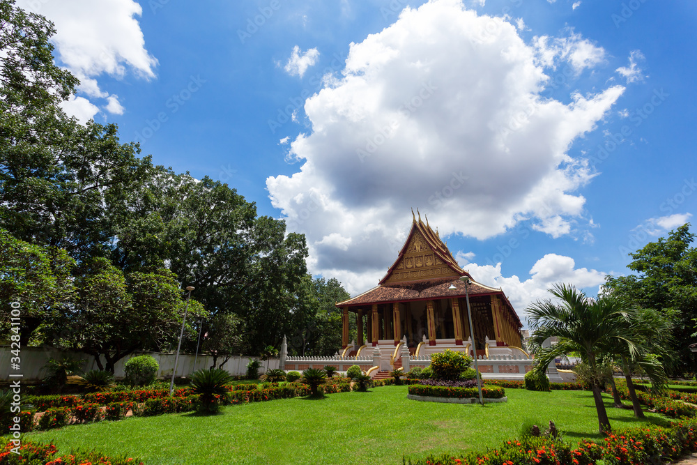 Museum Haw Phra Kaew Architecture a former temple in Vientiane Laos Museum Haw Phra Kaew Architecture a former temple in Vientiane Laos