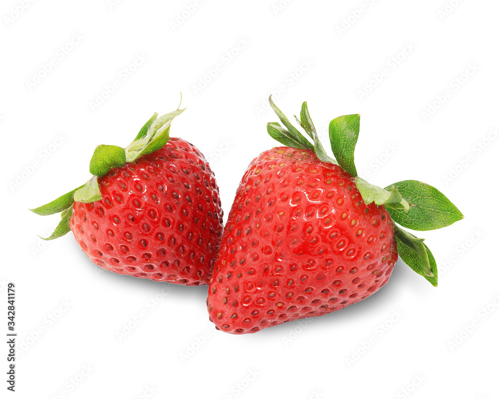 Fresh strawberry isolated on white background. This has clipping path. Fresh strawberry isolated on white background. This has clipping path.