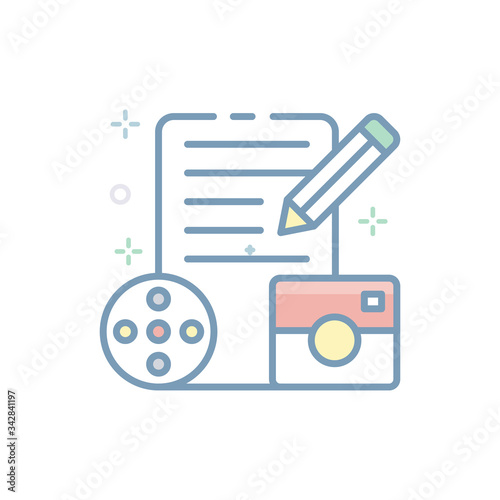 Create Content Vector Icon