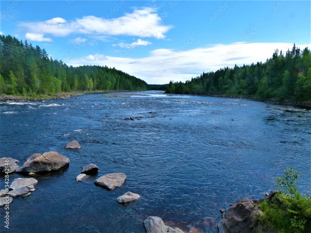 Fototapeta premium River Blue