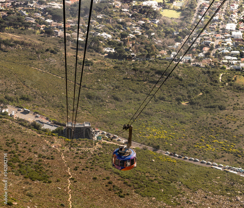 Cable car to the Table Mountain, Cape Town, South Africa