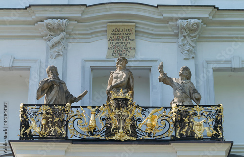 Bonn, Heilige Stiege von Balthasar Neumann auf dem Kreuzberg Fototapet