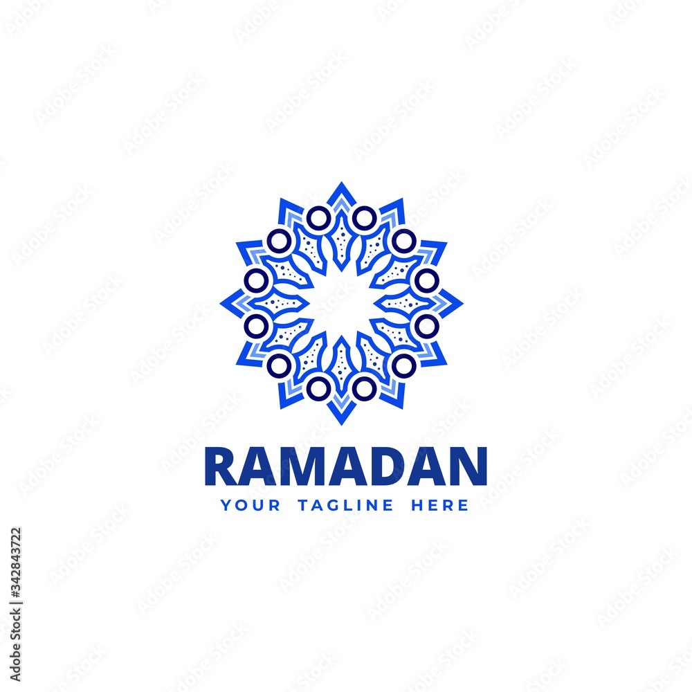 Ramadan Mandala Logo Template Ramadan Mandala Logo Template