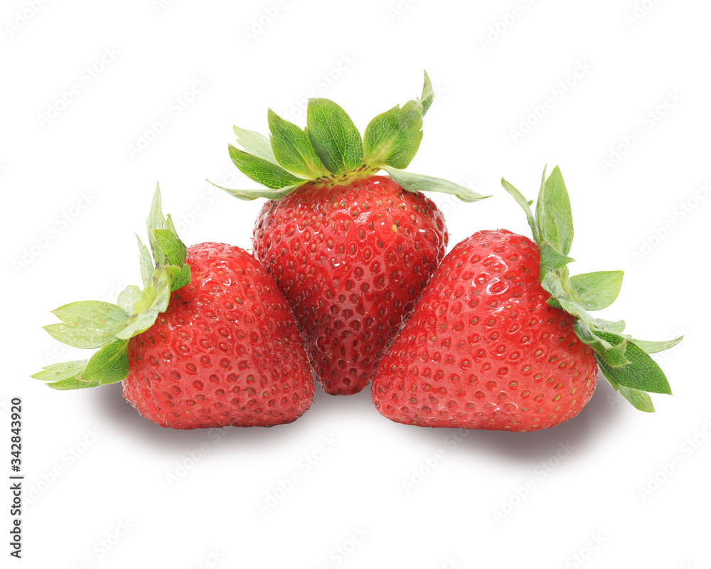 Fresh strawberry isolated on white background. This has clipping path. Fresh strawberry isolated on white background. This has clipping path.