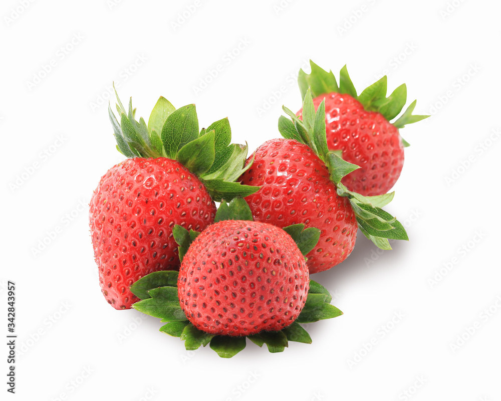Fresh strawberry isolated on white background. This has clipping path. Fresh strawberry isolated on white background. This has clipping path.