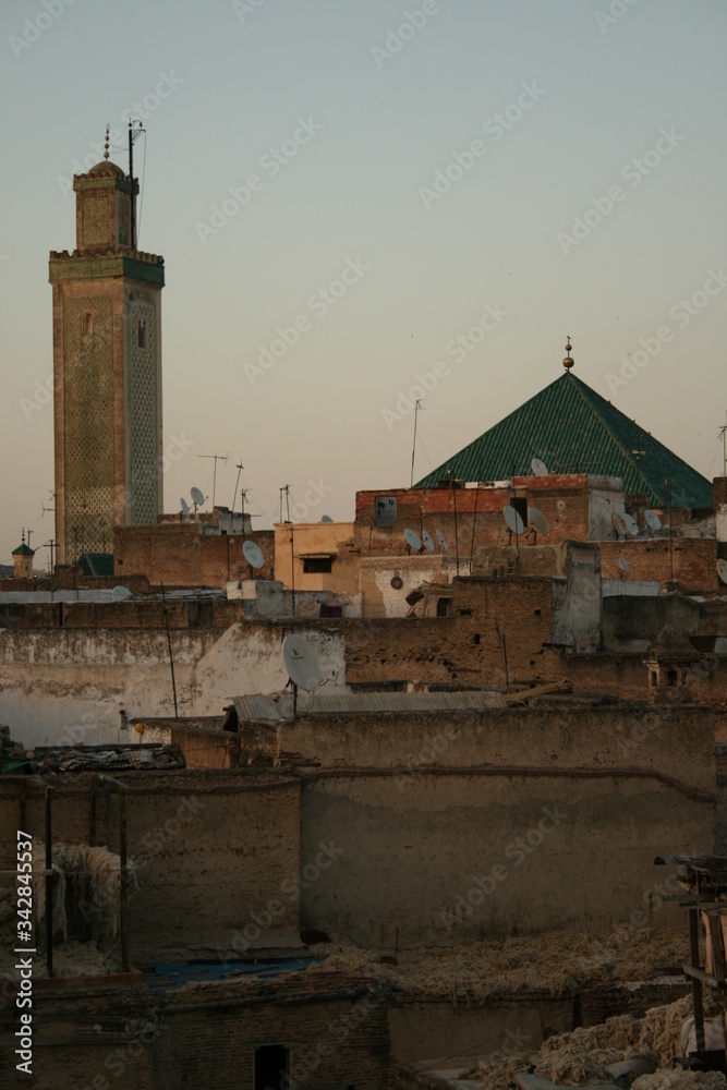 torre de mezquita de fez marruecos