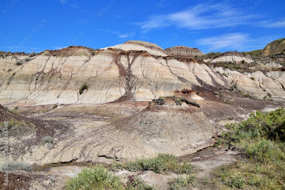 Fototapeta premium Dinosaurs Trail , Drumheller Canyon , Canada 