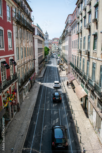Fototapeta Naklejka Na Ścianę i Meble -  street in the city in lisbon