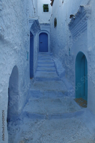 calles azules de Chefchaouen, Marruecos © RaldaPhoto