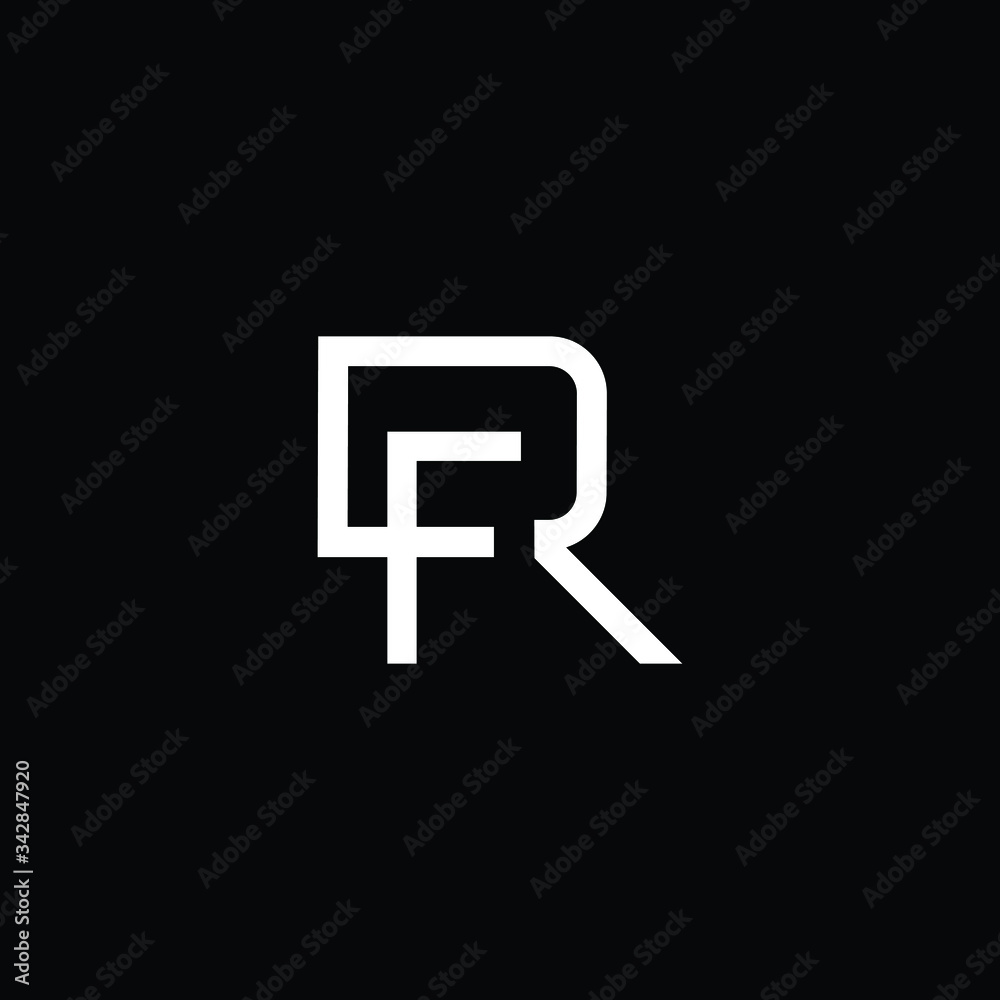 Minimal elegant monogram art logo. Outstanding professional trendy ...