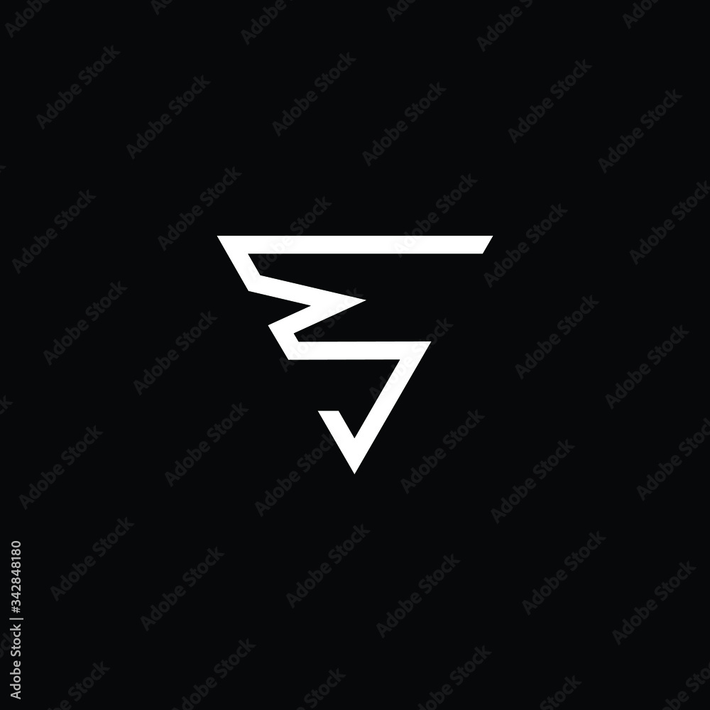 Minimal elegant monogram art logo. Outstanding professional trendy awesome artistic ES SE EV VE initial based Alphabet icon logo. Premium Business logo White color on black background Minimal elegant monogram art logo. Outstanding professional trendy awesome artistic ES SE EV VE initial based Alphabet icon logo. Premium Business logo White color on black background