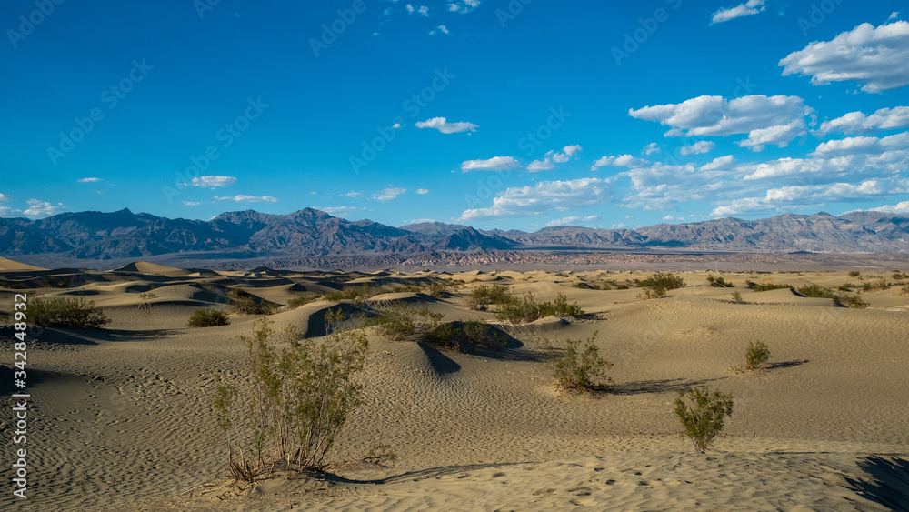 die Mesquite Flat Sanddünen in Kalifornien