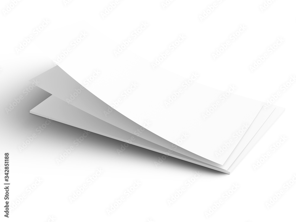 Empty paper sheets in A4 format. Ream of white paper. Empty paper sheets in A4 format. Ream of white paper.