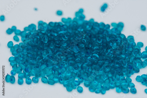 hydrogel colorful balls. Silica gel colorful balls,blue green silicone granules ,