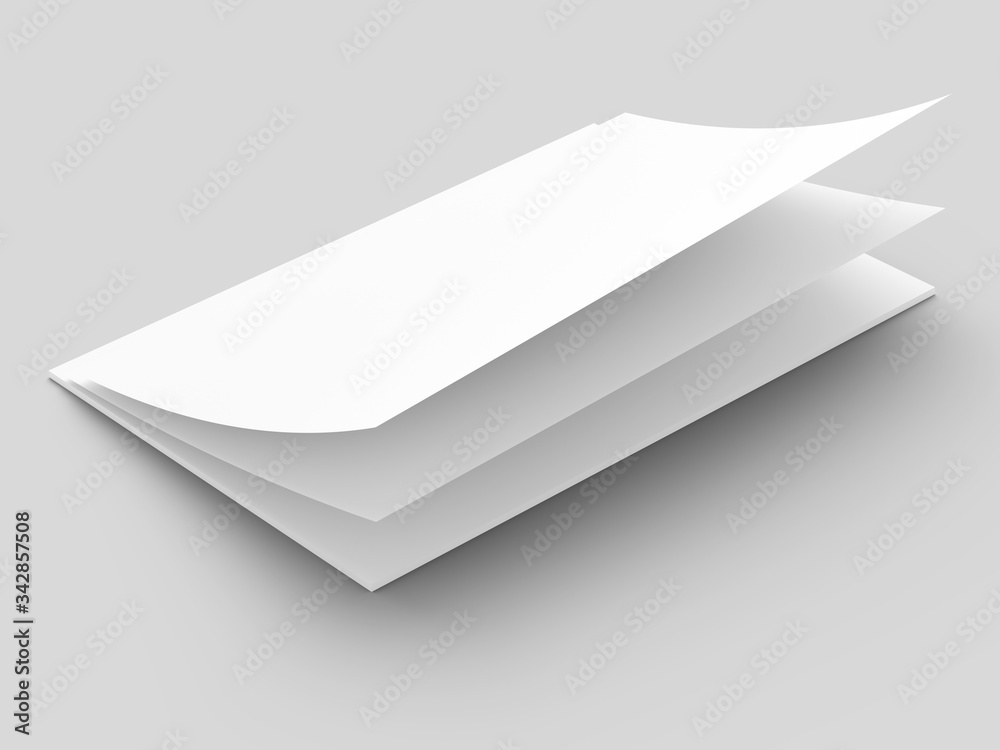 Empty paper sheets in A4 format. Ream of white paper. Empty paper sheets in A4 format. Ream of white paper.