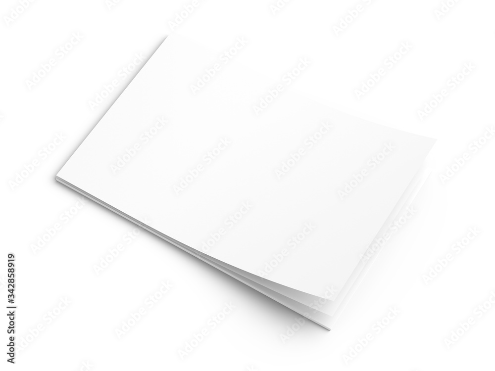 Empty paper sheets in A4 format. Ream of white paper. Empty paper sheets in A4 format. Ream of white paper.