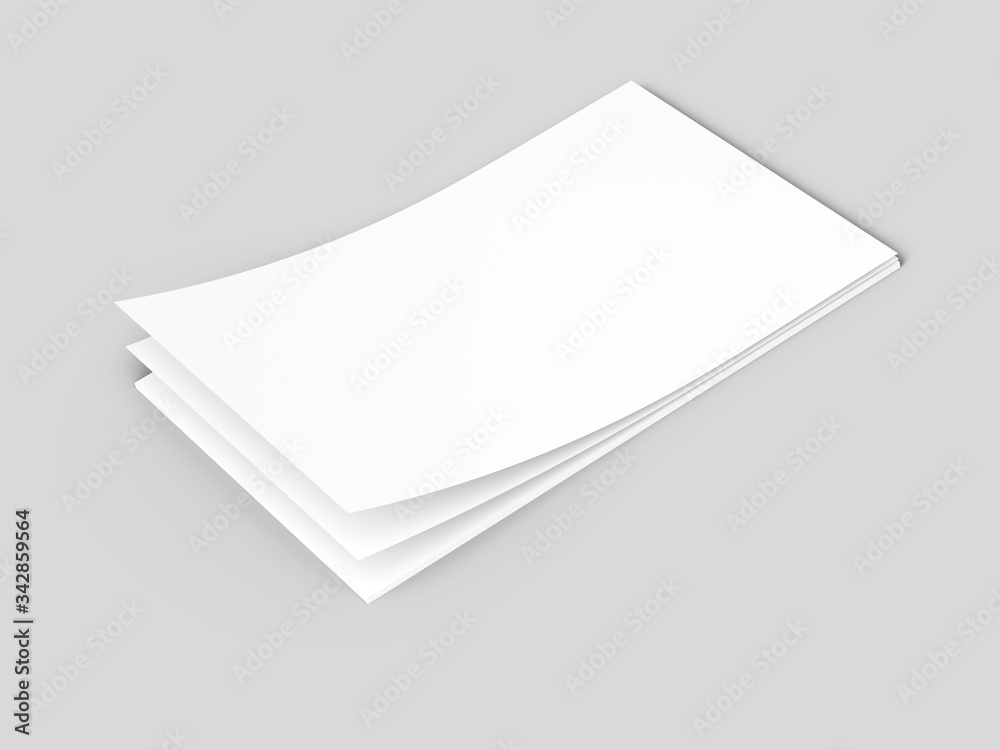 Empty paper sheets in A4 format. Ream of white paper. Empty paper sheets in A4 format. Ream of white paper.