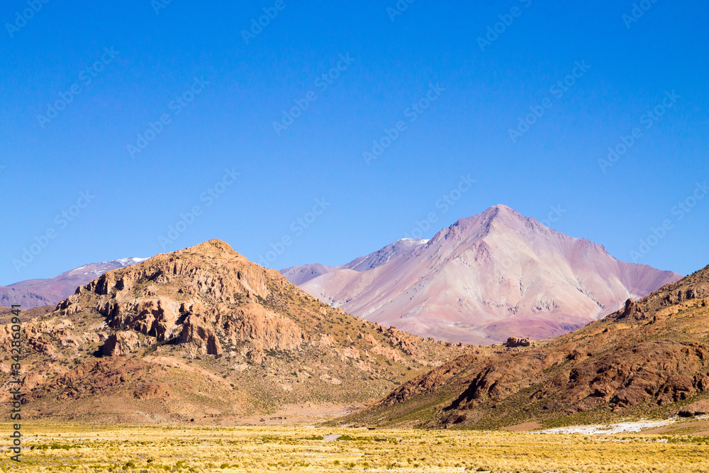 Bolivian mountains landscape,Bolivia