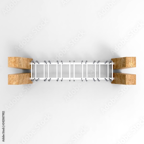 3d image of Bicycle Parking Rimini top view 2