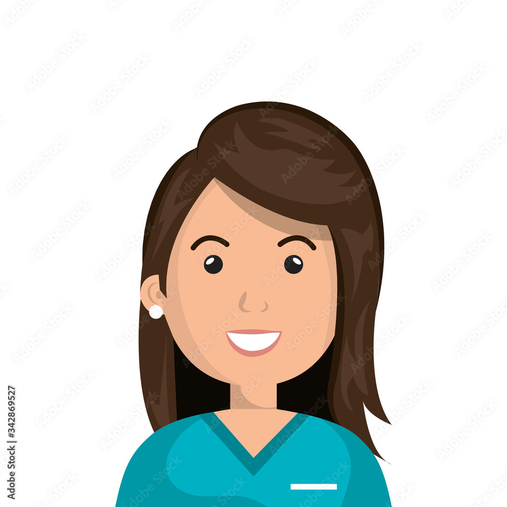 female paramedic avatar character icon vector illustration design female paramedic avatar character icon vector illustration design