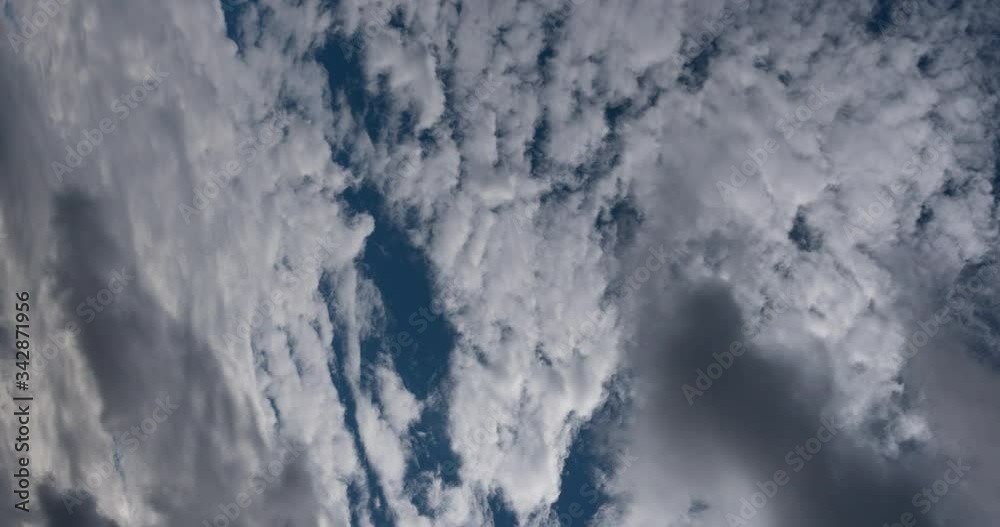 Vertical video. Time lapse cloudy morning sky, nature background no birds. Vertical video. Time lapse cloudy morning sky, nature background no birds.