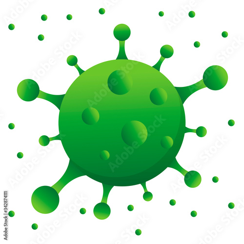 Isolated virus image