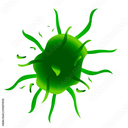 Isolated virus image