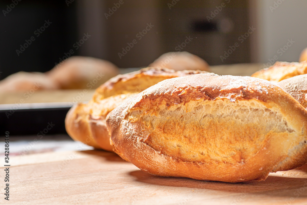 Healthy and clean homemade bread on quarantine days Healthy and clean homemade bread on quarantine days