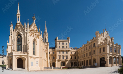 Lednice, Czech republic, Lednice Chateau with beautiful gardens