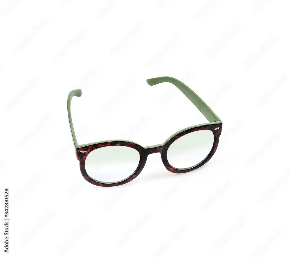 Glasses isolated on white background for applying on a portrait Glasses isolated on white background for applying on a portrait