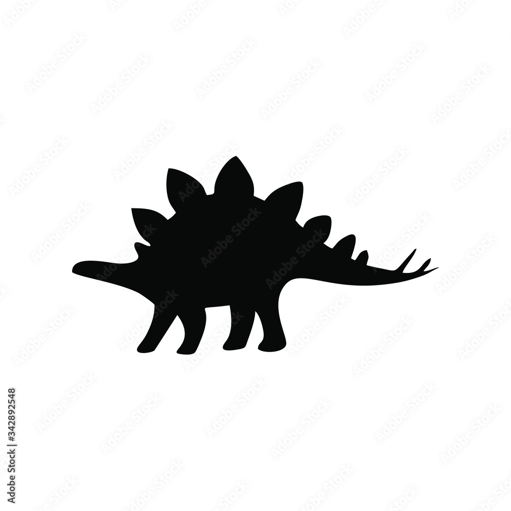 Dinosaur icon symbol Flat vector illustration for graphic and web design. Dinosaur icon symbol Flat vector illustration for graphic and web design.