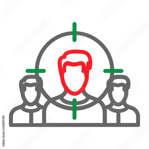 novel coronavirus vaccine trial patients recruitment concept vector color Icon design, Clinical Trial of Novel Corona virus on White Background, frontline soldiers against COVID-19 