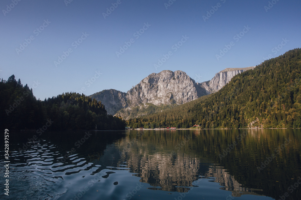 mountain lake reflection mountain lake reflection