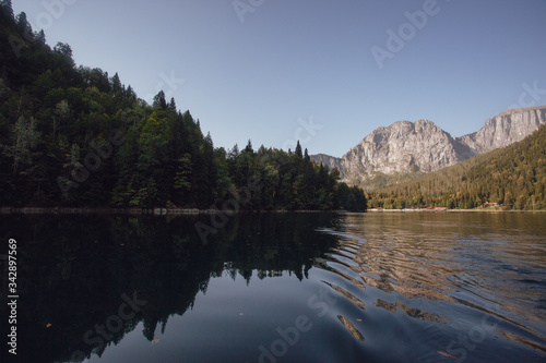 lake in the mountains