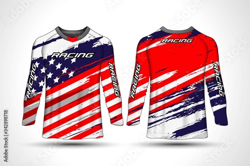 Long sleeve t-shirt sport motocross jersey