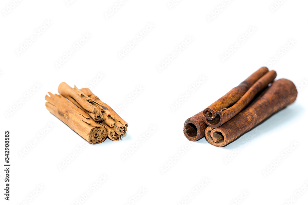 Chinese cassia originated from China and ceylon cinnamon verum from Sri