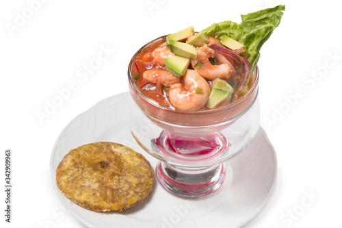 Ceviche shrimp.