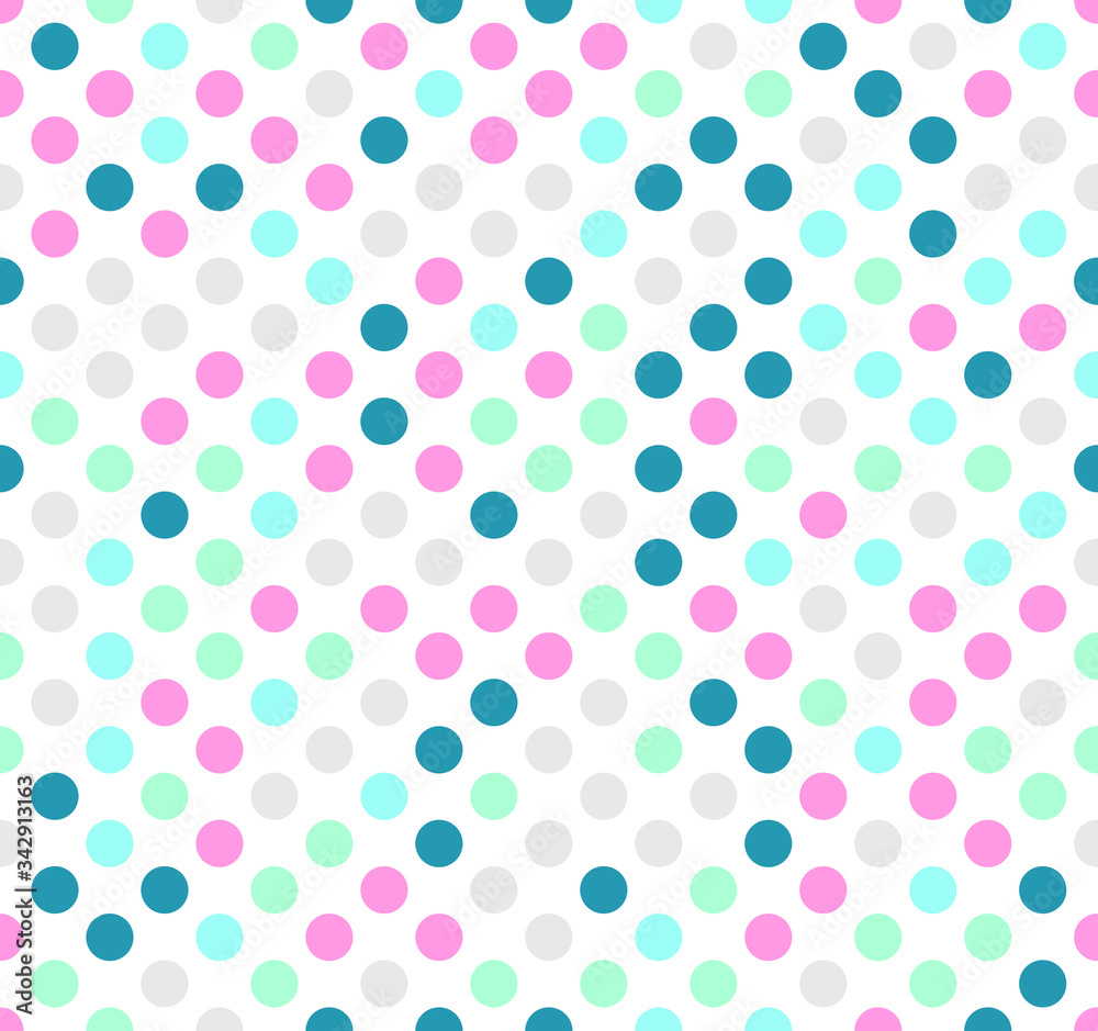 seamless repetitive soft colored dots texture