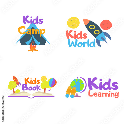 Kids logo, badge