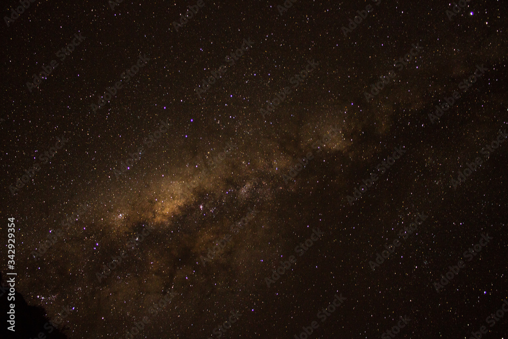 Orange tones Milky Way Close Up